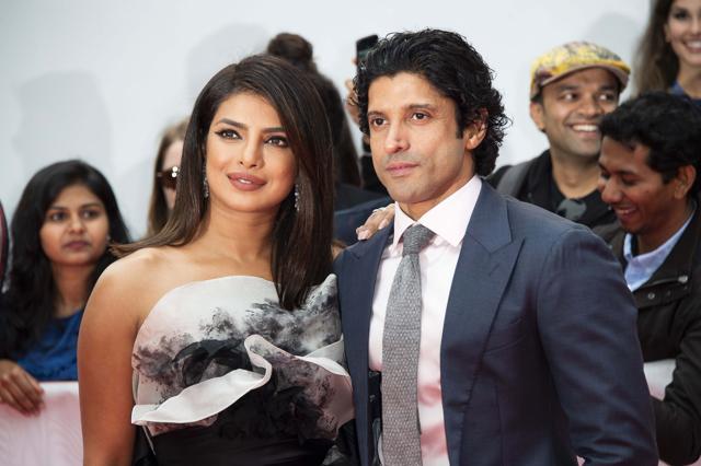 Priyanka Chopra, left, and Farhan Akhtar attend a premiere for The Sky is Pink on day nine of the Toronto International Film Festival. (AP) Priyanka Chopra, left, and Farhan Akhtar attend a premiere for The Sky is Pink on day nine of the Toronto International Film Festival. (AP)