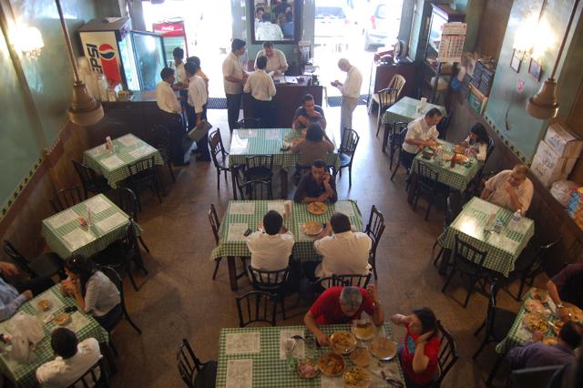 The inside of Britania and Co café The inside of Britania and Co café