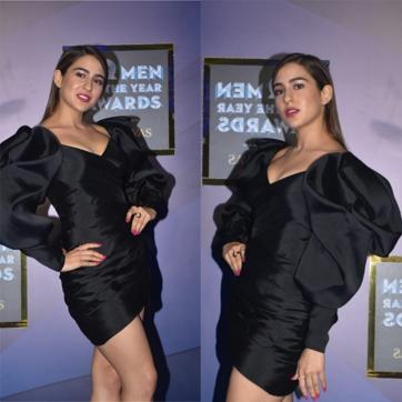 Sara Ali Khan looks gorgeous in black. (Varinder Chawla) Sara Ali Khan looks gorgeous in black. (Varinder Chawla)