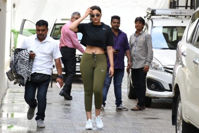 Parineeti Chopra at old Dharma office. Parineeti Chopra at old Dharma office.