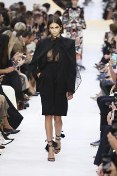 Model Kaia Gerber wears a creation as part of the Valentino Ready To Wear Spring-Summer 2020 collection, unveiled during the fashion week, in Paris, Sunday, Sept. 29, 2019. (Photo by Vianney Le Caer/Invision/AP) (Vianney Le Caer/Invision/AP) Model Kaia Gerber wears a creation as part of the Valentino Ready To Wear Spring-Summer 2020 collection, unveiled during the fashion week, in Paris, Sunday, Sept. 29, 2019. (Photo by Vianney Le Caer/Invision/AP) (Vianney Le Caer/Invision/AP)