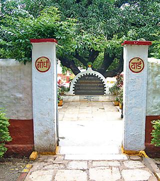 The Gandhi Yard at Yerawada Central Jail in Pune. (HT/PHOTO) The Gandhi Yard at Yerawada Central Jail in Pune. (HT/PHOTO)