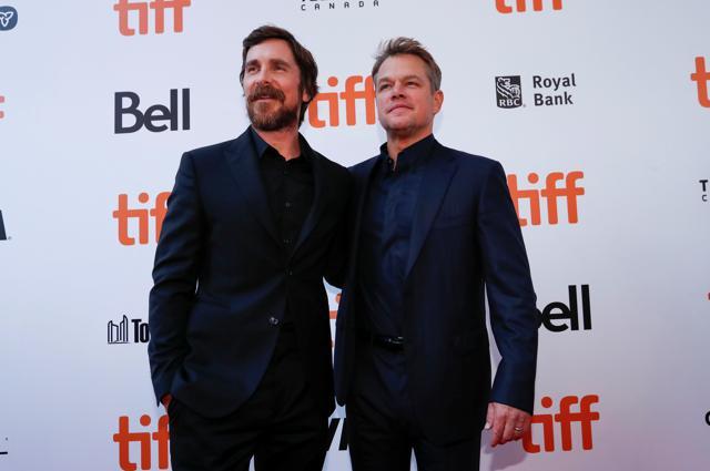 Actors Matt Damon and Christian Bale pose as they arrive at the international premiere of Ford V Ferrari. (REUTERS) Actors Matt Damon and Christian Bale pose as they arrive at the international premiere of Ford V Ferrari. (REUTERS)