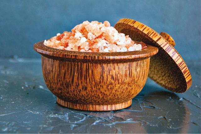 Himalayan salt has iron deposits, which colours the salt and makes it pink (Shutterstock)