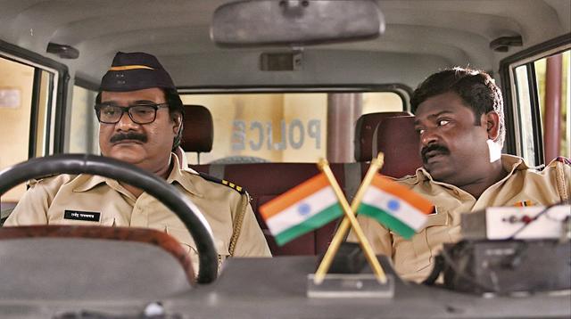 Deepak Shirke and Suhas Sirsath in a still from Pandu, directed by Sarang and Anusha Nandakumar Deepak Shirke and Suhas Sirsath in a still from Pandu, directed by Sarang and Anusha Nandakumar
