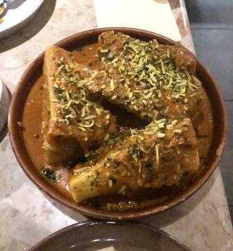 The bone marrow at Hoppers. The bone marrow at Hoppers.