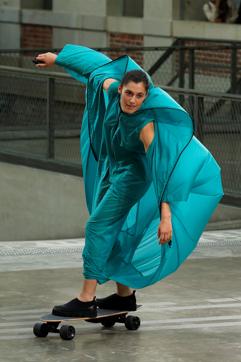 A model presents a creation by designer Satoshi Kondo during Paris Fashion Week. (REUTERS) A model presents a creation by designer Satoshi Kondo during Paris Fashion Week. (REUTERS)