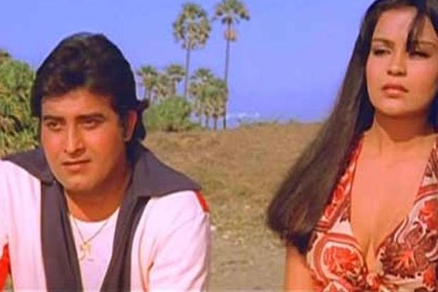 Vinod Khanna and Zeenat Aman in a still from Qurbani. Vinod Khanna and Zeenat Aman in a still from Qurbani.