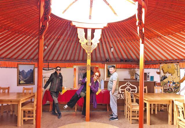 Camping in a real ger, a multi-layered cloth and wood tent used on the steppes for centuries, takes tourists back in time (Aarti Sethi) Camping in a real ger, a multi-layered cloth and wood tent used on the steppes for centuries, takes tourists back in time (Aarti Sethi)