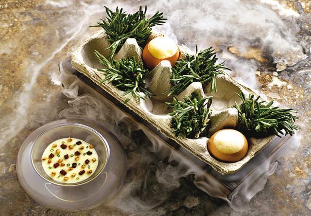 Rosemary smoked organic egg Rosemary smoked organic egg