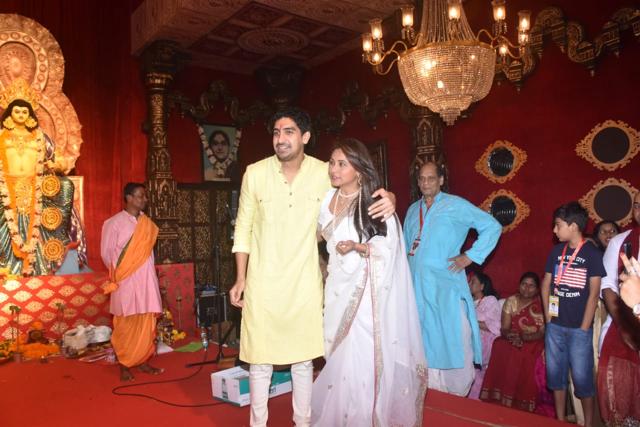 Ayan Mukerji pose with Rani Mukerji for the cameras. (Varinder Chawla) Ayan Mukerji pose with Rani Mukerji for the cameras. (Varinder Chawla)