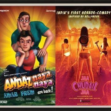 iRock had also planned to make the animated version of Andaz Apna Apna and quirky Bollywood horror comedies such as Jaa Chudail Jaa. iRock had also planned to make the animated version of Andaz Apna Apna and quirky Bollywood horror comedies such as Jaa Chudail Jaa.