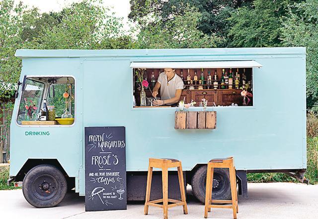 Many of the services are provided by wandering floats at Soho Farmhouse Many of the services are provided by wandering floats at Soho Farmhouse
