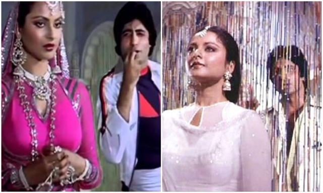 Amitabh Bachchan and Rekha in Muqaddar Ka Sikandar. Amitabh Bachchan and Rekha in Muqaddar Ka Sikandar.