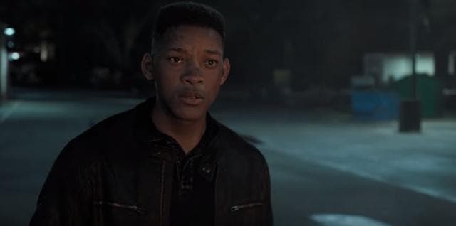 A digitally de-aged Will Smith in a still from Gemini Man.
