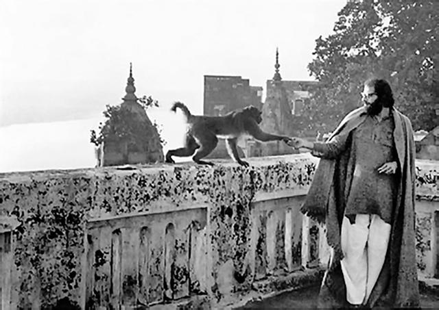 Allen Ginsberg in Banarasin 1963 (HT PHOTO)