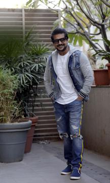 Actor Pushkar Jog at Deccan Rendezvous in Pune, India (Rahul Raut/HT PHOTO)