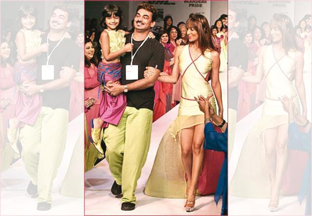 Wendell Rodricks kicked off the showstopper trend by having Malaika Arora to sport the finalé garment at the Lakmé India Fashion Week, 2004 Wendell Rodricks kicked off the showstopper trend by having Malaika Arora to sport the finalé garment at the Lakmé India Fashion Week, 2004