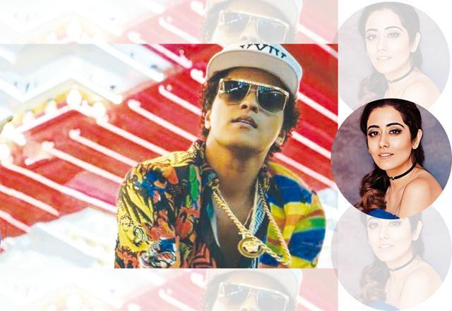Jonita Gandhi (inset) loves Bruno Mars’s 24 K Magic Jonita Gandhi (inset) loves Bruno Mars’s 24 K Magic