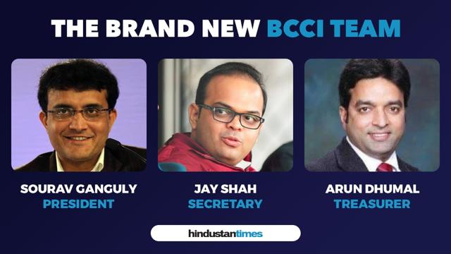 Sourav Ganguly’s new team. (HT Photo) Sourav Ganguly’s new team. (HT Photo)