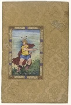 Roman Hero, an Indian miniature painted by Kesav Das between 1590-1595 from the collection of the Rijksmuseum, is also on display. (CSMVS) Roman Hero, an Indian miniature painted by Kesav Das between 1590-1595 from the collection of the Rijksmuseum, is also on display. (CSMVS)