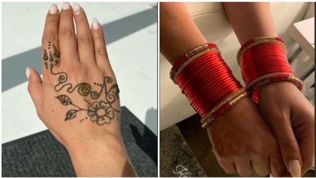 Priyanka Chopra’s Karwa Chauth prep.