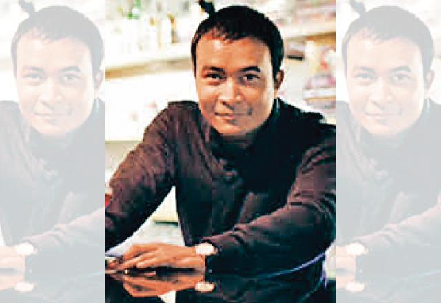 Top bartender Yangdup Lama Top bartender Yangdup Lama