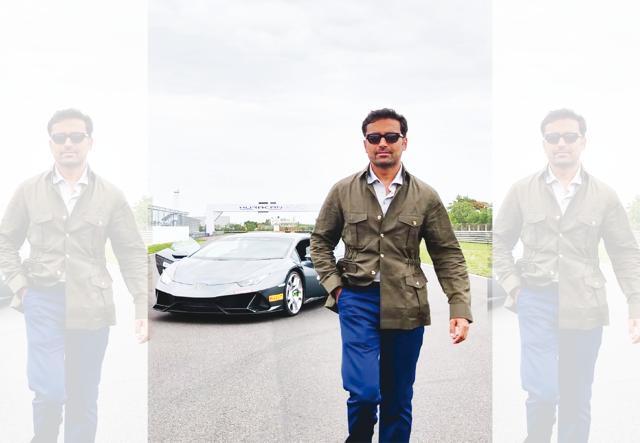 The writer has a swag after driving the car of his dreams The writer has a swag after driving the car of his dreams
