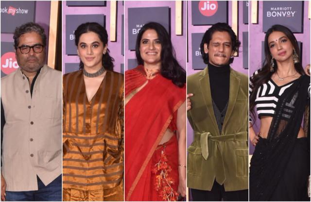 Guests arrive for the MAMI Mumbai Film Festival closing ceremony. (Varinder Chawla) Guests arrive for the MAMI Mumbai Film Festival closing ceremony. (Varinder Chawla)