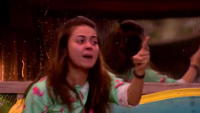 Devoleena Bhattacharjee in the Bigg Boss 13 house. Devoleena Bhattacharjee in the Bigg Boss 13 house.
