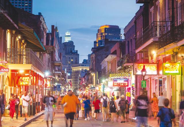 Bourbon street in NOLA is one happening place! (Aarti Sethi) Bourbon street in NOLA is one happening place! (Aarti Sethi)