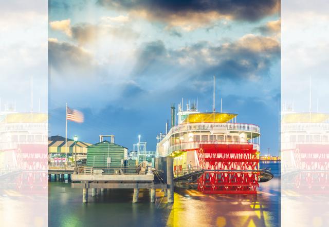 The mighty Mississippi river is home to musical boats and restaurants serving Cajun-Creole cuisine by its banks (Aarti Sethi) The mighty Mississippi river is home to musical boats and restaurants serving Cajun-Creole cuisine by its banks (Aarti Sethi)