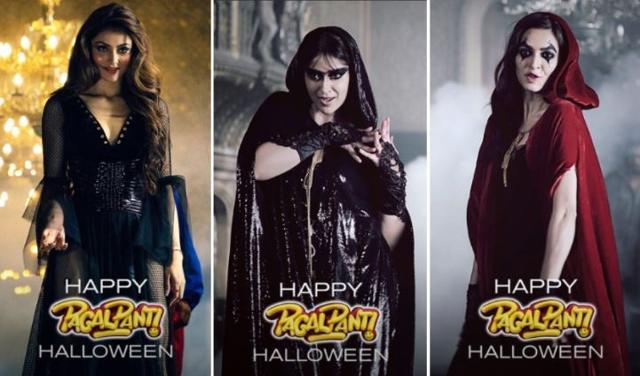 Urvashi Rautela, Ileana D’Cruz and Kriti Kharbanda in new posters of Pagalpanti.