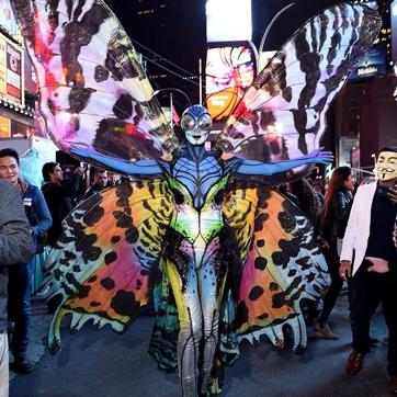 Heidi Klum dressed up as a butterfly in 2014. (Instagram/HeidiKlum ) Heidi Klum dressed up as a butterfly in 2014. (Instagram/HeidiKlum )