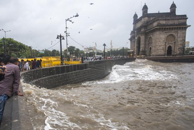 The Gateway of India was among the five areas marked by the study as likely to be inundated by 2050. The Gateway of India was among the five areas marked by the study as likely to be inundated by 2050.