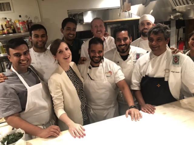 Chef Floyd Cardoz (right) and The Bombay Canteen team in New York. Chef Floyd Cardoz (right) and The Bombay Canteen team in New York.