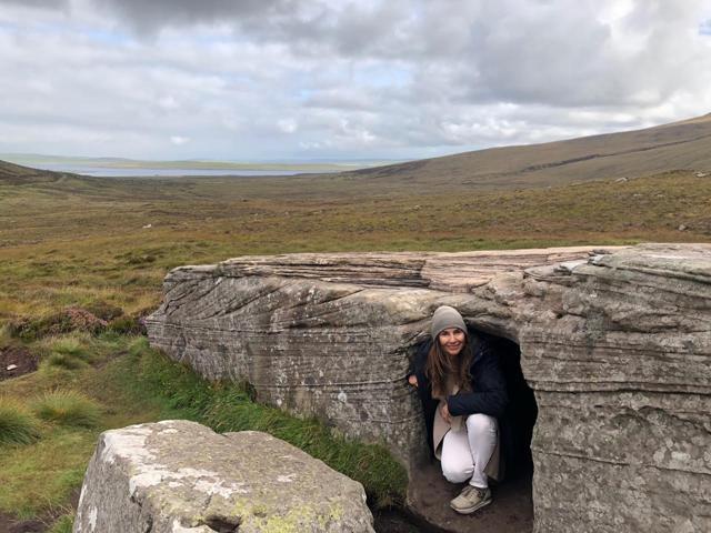 Exploring Dwarf’s Cave, a mysterious stone cove on the Isle of Hoy. Exploring Dwarf’s Cave, a mysterious stone cove on the Isle of Hoy.