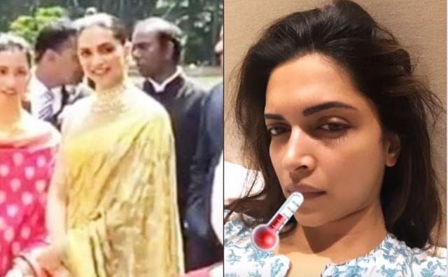 Deepika Padukone falls sick after her friend’s wedding.
