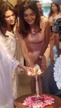 Rhea Pillai with Queenie Singh