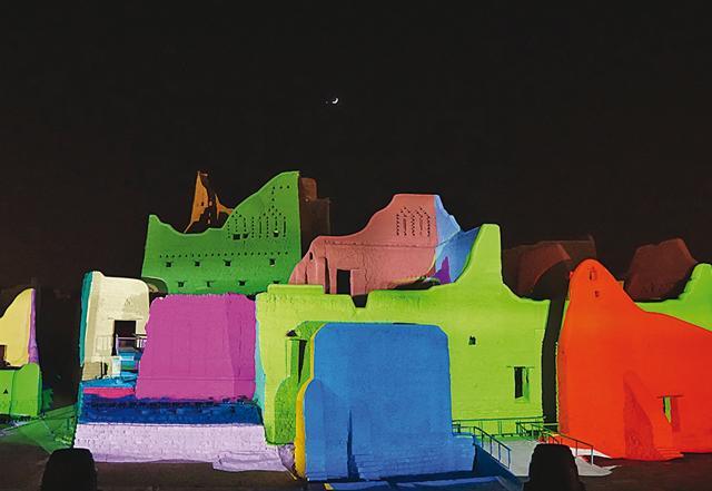 Salwa Palace in At-Turaif district is where a spectacular sound and light show is held (Rezaul H Laskar) Salwa Palace in At-Turaif district is where a spectacular sound and light show is held (Rezaul H Laskar)