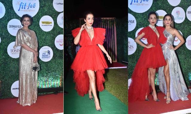 Sonali Bendre, Malaika Arora and Amrita Arora at Fit &amp; Fab Awards.