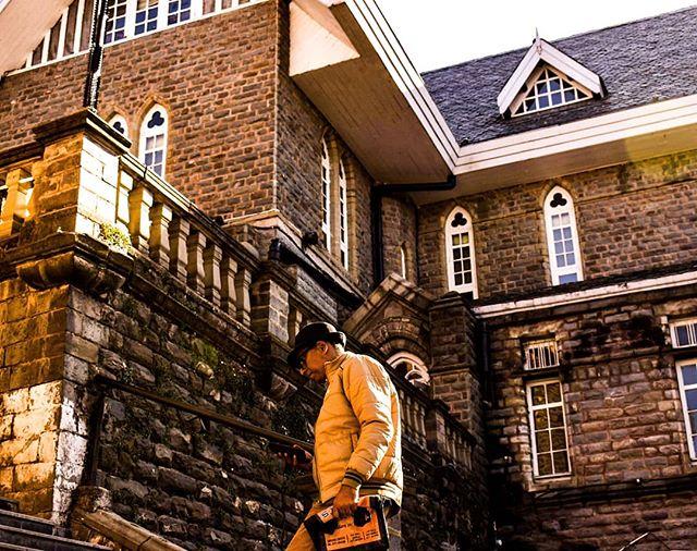 A man ascends the steps of the Townhall. In the background is the Gaiety Theatre (Photo: Prerak Pathak/HT) A man ascends the steps of the Townhall. In the background is the Gaiety Theatre (Photo: Prerak Pathak/HT)
