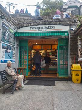 The facade of the famous Trishool Bakers (Photo: Prannay Pathak/HT) The facade of the famous Trishool Bakers (Photo: Prannay Pathak/HT)