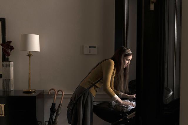Nell Tiger Free in a still from Servant. (Apple) Nell Tiger Free in a still from Servant. (Apple)