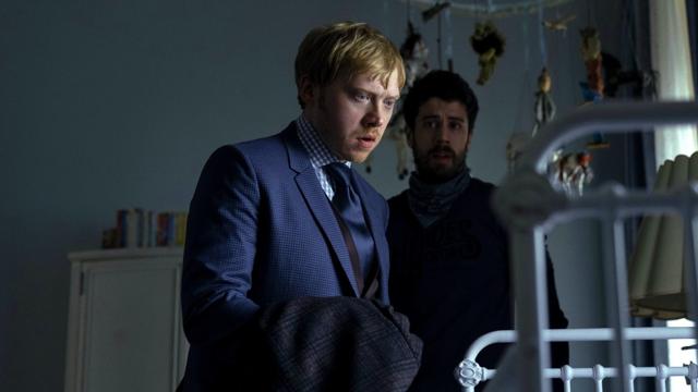 Rupert Grint and Toby Kebbell in a still from the new Apple TV+ show. (Apple) Rupert Grint and Toby Kebbell in a still from the new Apple TV+ show. (Apple)