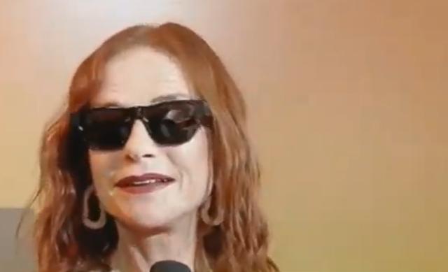 French actor Isabelle Huppert at the IFFI 2019 event in Goa on Wednesday. French actor Isabelle Huppert at the IFFI 2019 event in Goa on Wednesday.