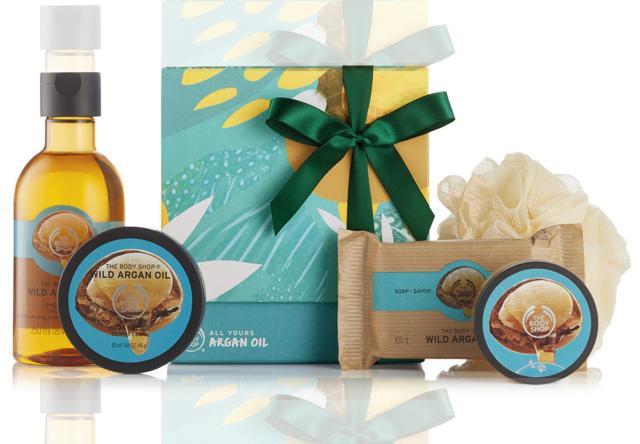 Products with Argan oil ensure your skin does not look dry or chapped after a hot shower Products with Argan oil ensure your skin does not look dry or chapped after a hot shower