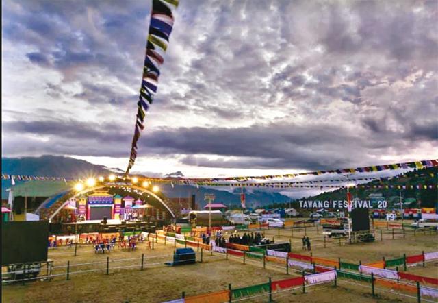 The Tawang Festival involves three days of festivity in the town of Tawang in Arunachal Pradesh The Tawang Festival involves three days of festivity in the town of Tawang in Arunachal Pradesh