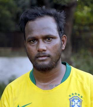 Elias Naidu, Infants FC, captain. (Rahul Raut/HT PHOTO) Elias Naidu, Infants FC, captain. (Rahul Raut/HT PHOTO)