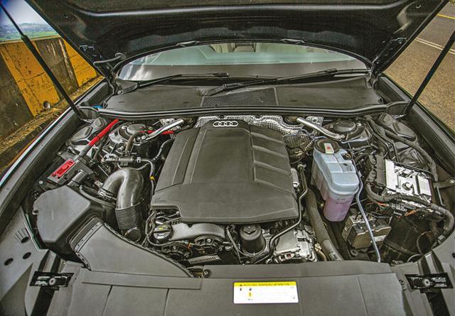 The new A6 ditches the diesel engine and comes with just one engine option, the 45 TFSI – this translates to a 245hp, 2.0-litre petrol engine The new A6 ditches the diesel engine and comes with just one engine option, the 45 TFSI – this translates to a 245hp, 2.0-litre petrol engine